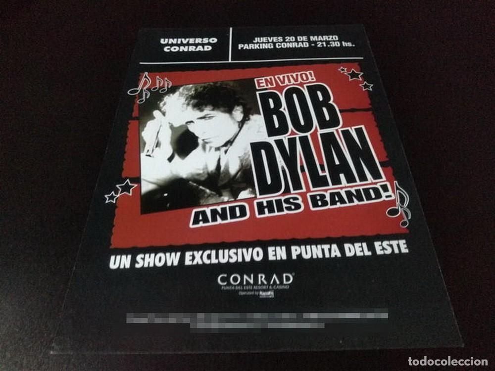 Otros Art&iacute;culos de Coleccionismo en Papel: (PD318) Publicidad Clipping Bob Dylan Conrad * 2008