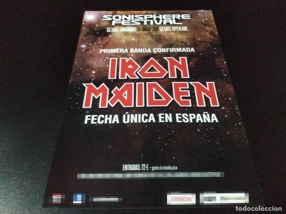 Otros Art&iacute;culos de Coleccionismo en Papel: (PD368) Publicidad Clipping Iron Maiden Madrid * 2011