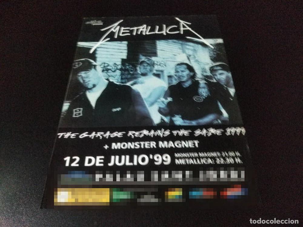 Otros Art&iacute;culos de Coleccionismo en Papel: (PD403) Publicidad Clipping Metallica Barcelona * 1999