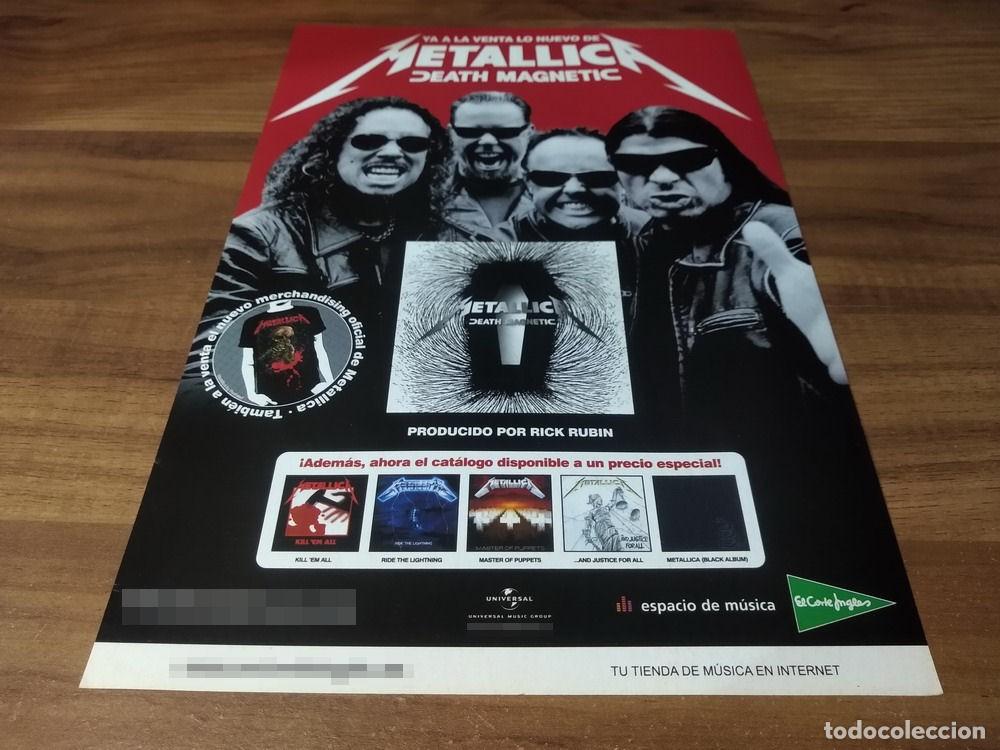 Otros Art&iacute;culos de Coleccionismo en Papel: (PD622) Publicidad Clipping Metallica * Death Magnetic * 2008