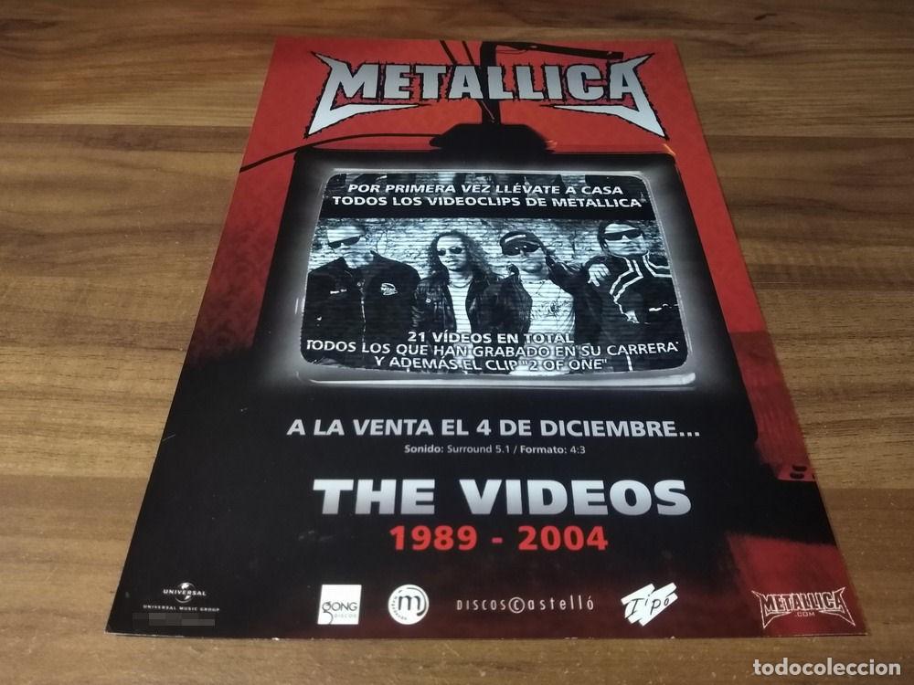 Otros Art&iacute;culos de Coleccionismo en Papel: (PD626) Publicidad Clipping Metallica * The Videos * 2006
