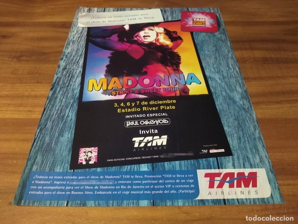 Otros Art&iacute;culos de Coleccionismo en Papel: (PD726) Publicidad Clipping Madonna River Plate * 2008