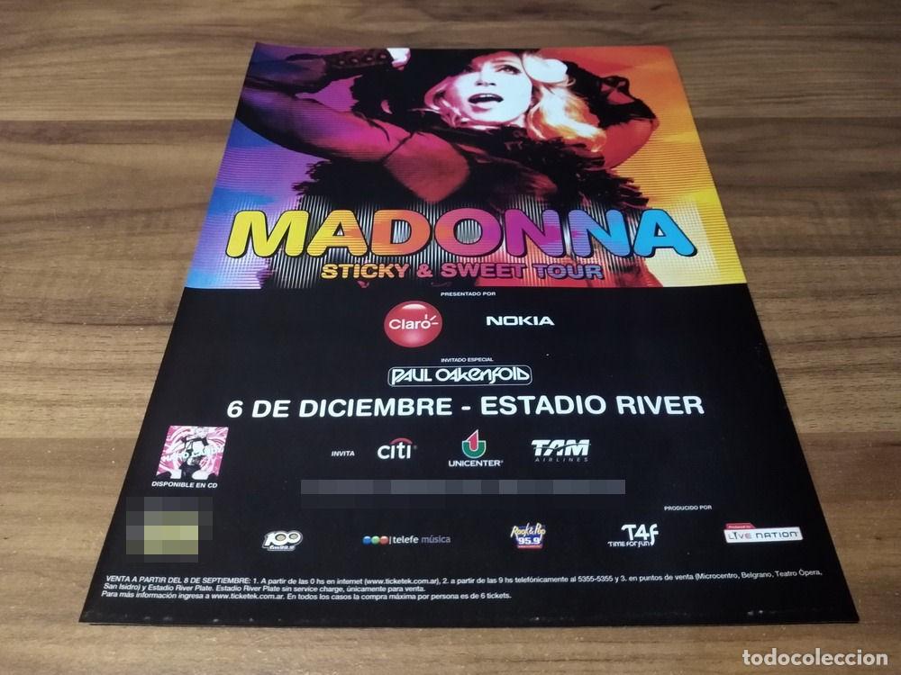 Otros Art&iacute;culos de Coleccionismo en Papel: (PD773) Publicidad Clipping Madonna River Plate * 2008