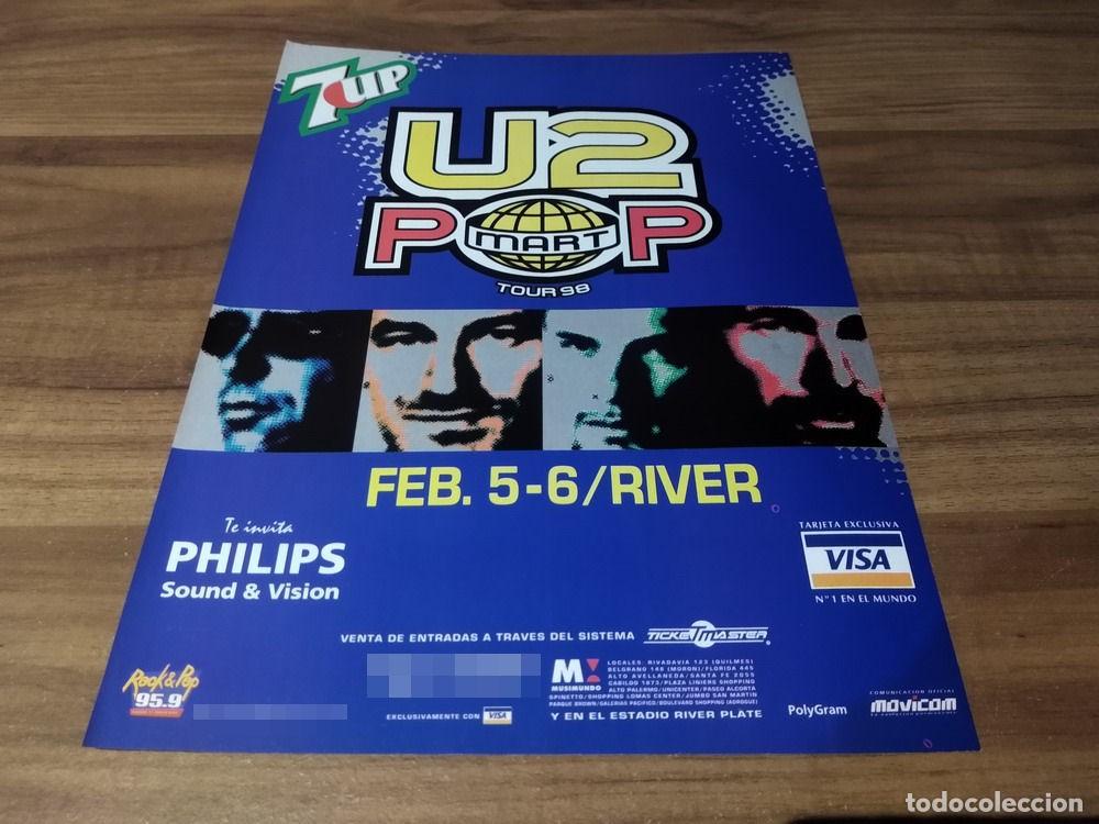 Otros Art&iacute;culos de Coleccionismo en Papel: (PD802) Publicidad Clipping U2 River Plate * 1998