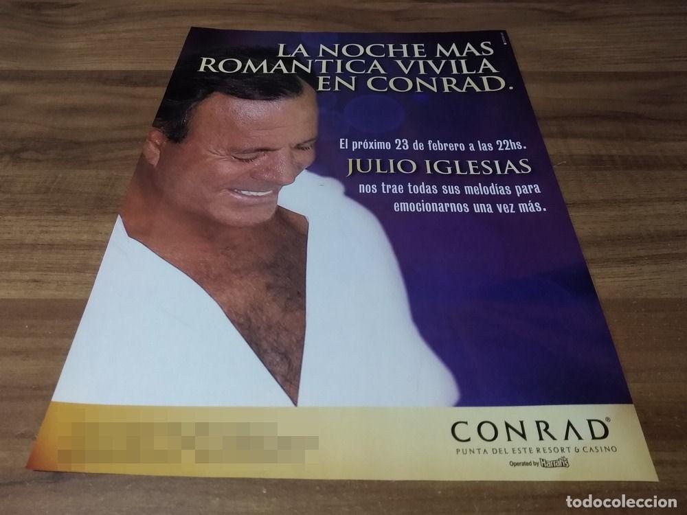 Otros Art&iacute;culos de Coleccionismo en Papel: (PD811) Publicidad Clipping Julio Iglesias Conrad * 2008