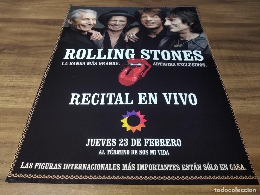 Otros Art&iacute;culos de Coleccionismo en Papel: (PD816) Publicidad Clipping The Rolling Stones River Plate TV * 2006