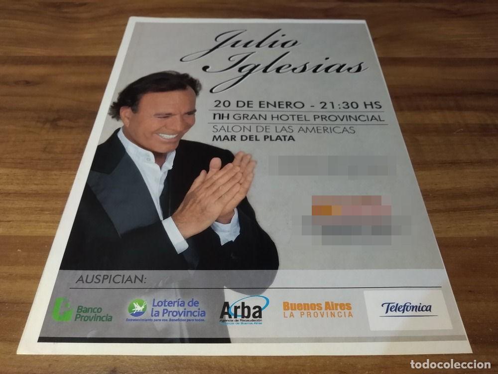 Otros Art&iacute;culos de Coleccionismo en Papel: (PD847) Publicidad Clipping Julio Iglesias Mar del Plata * 2011