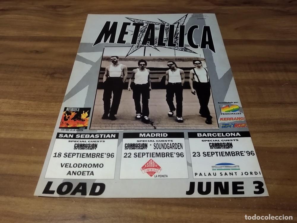 Otros Art&iacute;culos de Coleccionismo en Papel: (PD860) Publicidad Clipping Metallica Espa&ntilde;a Tour * 1996