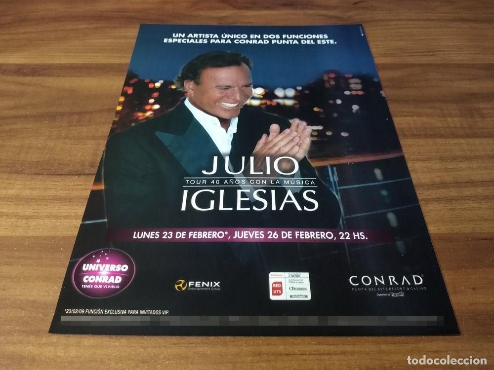 Otros Art&iacute;culos de Coleccionismo en Papel: (PD902) Publicidad Clipping Julio Iglesias Conrad * 2008