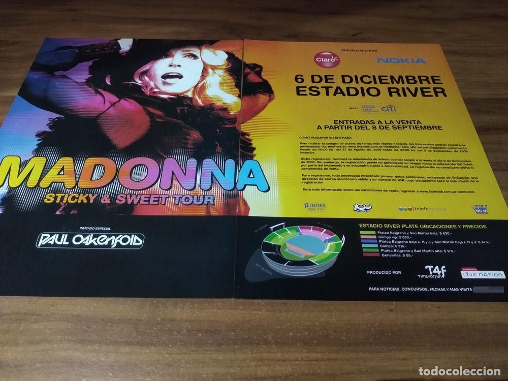 Otros Art&iacute;culos de Coleccionismo en Papel: (PD973) Publicidad Clipping Madonna River Plate * 2008
