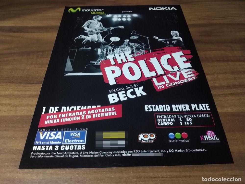 Otros Art&iacute;culos de Coleccionismo en Papel: (PD989) Publicidad Clipping The Police River Plate * 2007