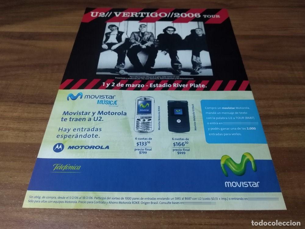 Otros Art&iacute;culos de Coleccionismo en Papel: (PD990) Publicidad Clipping U2 River Plate * 2006