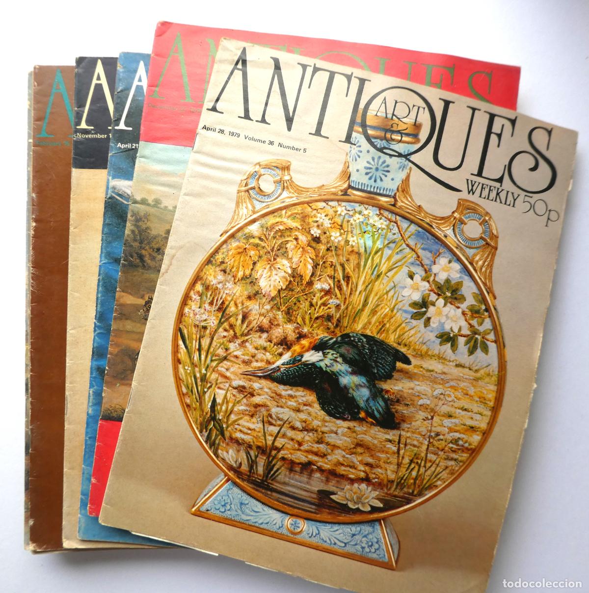 Outros artigos de papel: 12 REVISTAS ANTIQUES ART 1978-1980