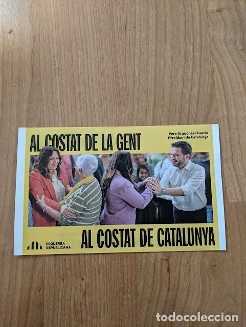Otros Art&iacute;culos de Coleccionismo en Papel: PROPAGANDA ELECTORAL CATALU&Ntilde;A ESQUERRA REPUBLICANA 12M 2024