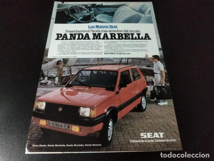 Otros art&iacute;culos de coleccionismo en papel: (PA609) Publicidad Clipping Seat Panda Marbella * 1982