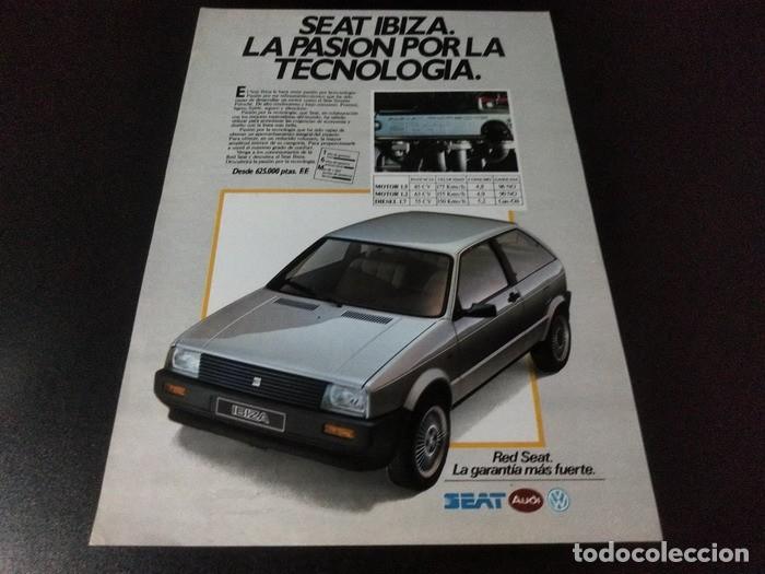 Otros art&iacute;culos de coleccionismo en papel: (PA611) Publicidad Clipping Seat Ibiza * 1984