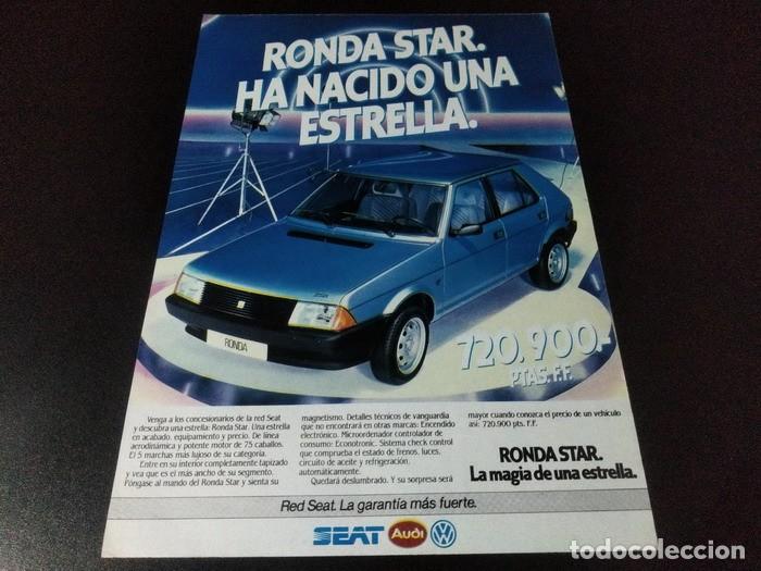 Otros art&iacute;culos de coleccionismo en papel: (PA612) Publicidad Clipping Seat Ronda Star * 1983