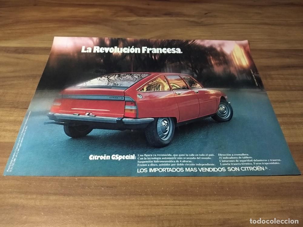 Otros Art&iacute;culos de Coleccionismo en Papel: (PA648) Publicidad Clipping Citroen Gspecial * 1980
