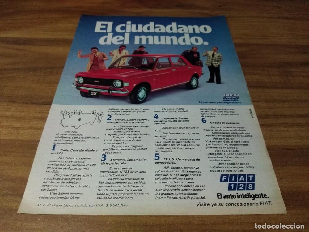 Otros Art&iacute;culos de Coleccionismo en Papel: (PA657) Publicidad Clipping Fiat 128 * 1978