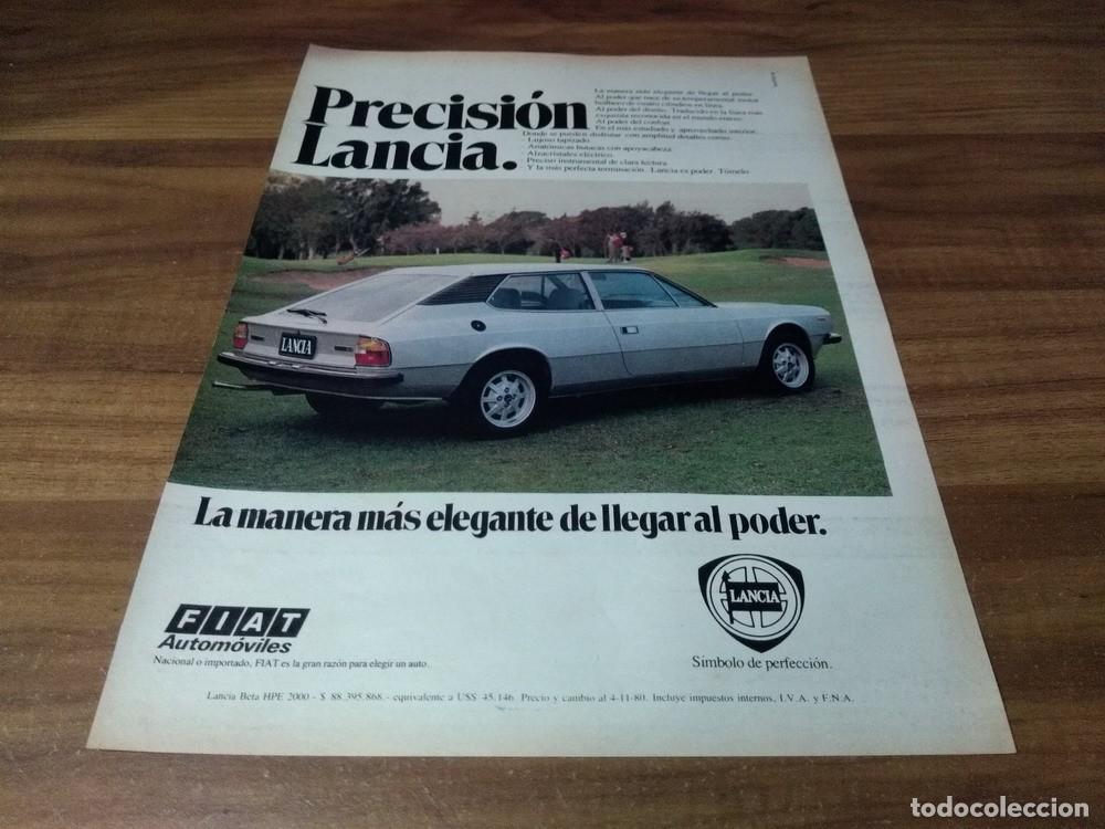 Otros Art&iacute;culos de Coleccionismo en Papel: (PA734) Publicidad Clipping Fiat Lancia * 1980