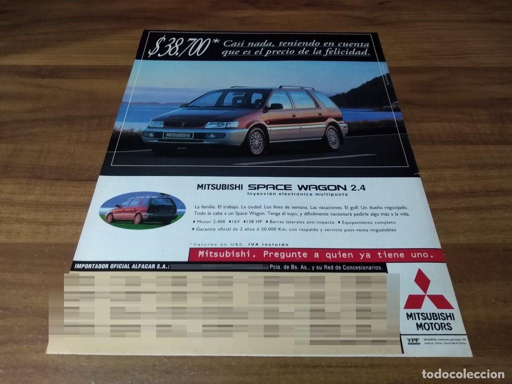 Otros Art&iacute;culos de Coleccionismo en Papel: (PA764) Publicidad Clipping Mitsubishi Space Wagon * 1996