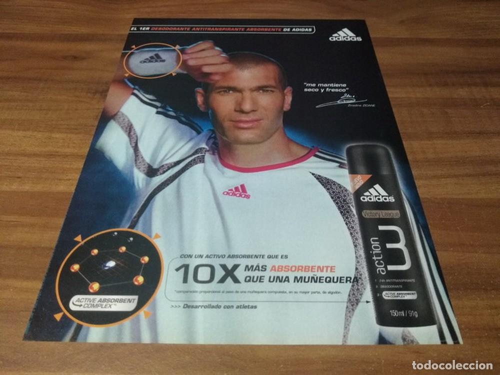 Otros Art&iacute;culos de Coleccionismo en Papel: (PG309) Publicidad Clipping Zinedine Zidane * Adidas