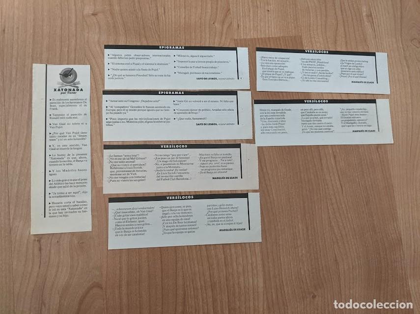 Collectionnisme Papier divers: COLECCI&Oacute;N RECORTES VERSILOCOS Y EPIGRAMAS