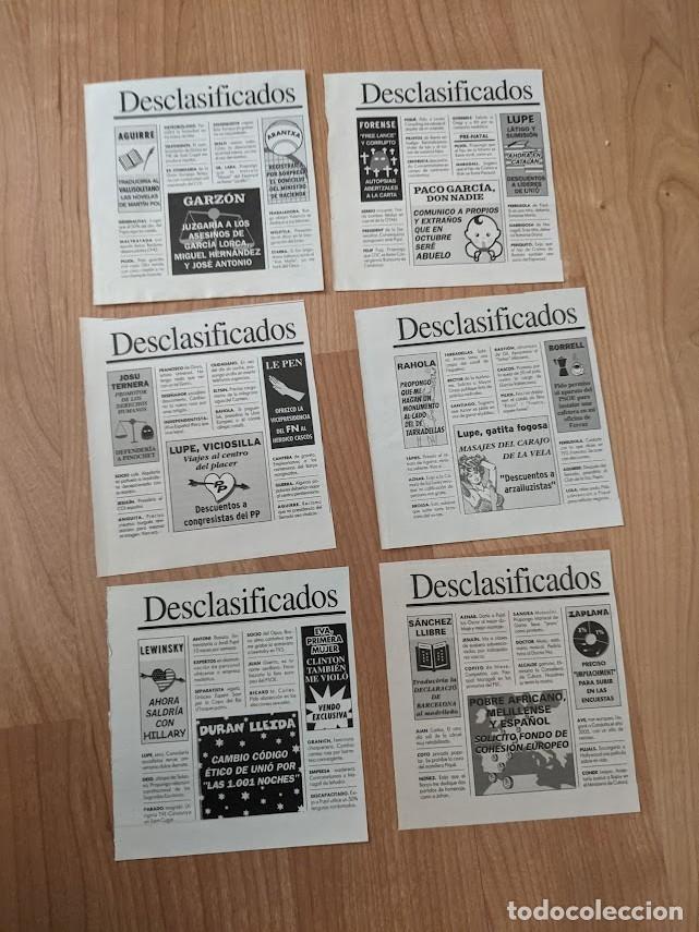 Outros artigos de papel: COLECCI&Oacute;N RECORTES DESCLASIFICADOS