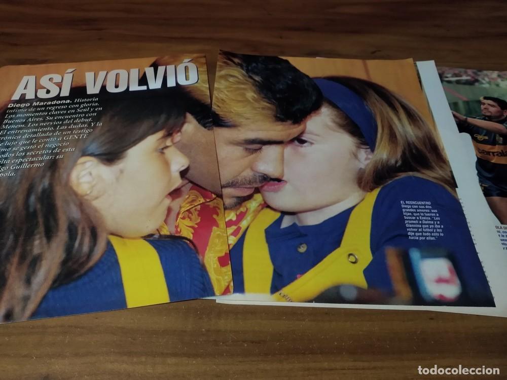 Otros Art&iacute;culos de Coleccionismo en Papel: (R251) Diego Maradona * Clippings Revista 4 Pgs * 1995