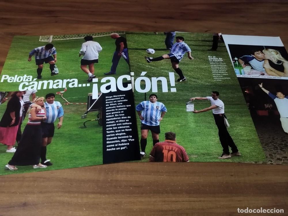 Otros Art&iacute;culos de Coleccionismo en Papel: (R252) Diego Maradona * Clippings Revista 3 Pgs * 1999