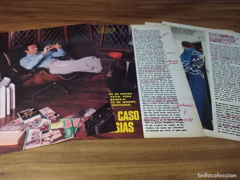 Otros Art&iacute;culos de Coleccionismo en Papel: (R268) Julio Iglesias * Clippings Revista 4 Pgs * 1978