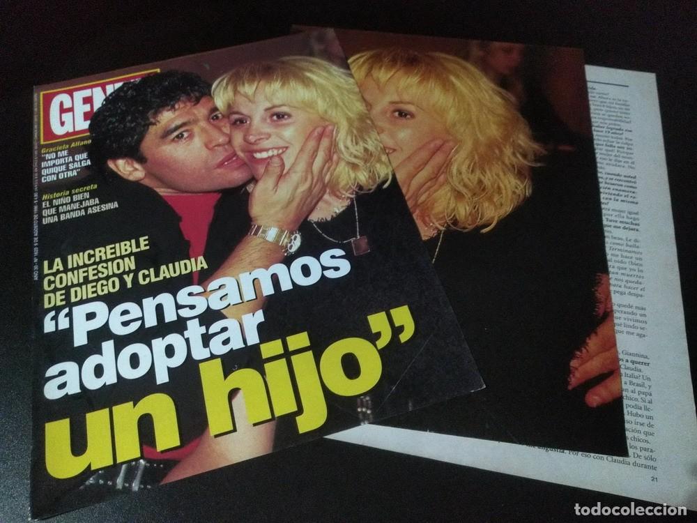 Otros Art&iacute;culos de Coleccionismo en Papel: (RT004) Diego Maradona * Tapa Revista + 3 Pgs * 1996