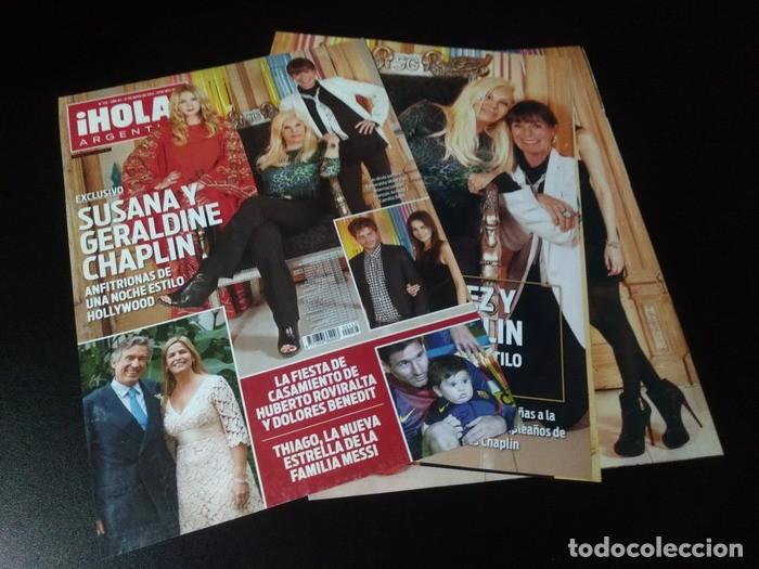 Otros Art&iacute;culos de Coleccionismo en Papel: (RT452) Geraldine Chaplin & Susana Gimenez * Tapa Revista + 8 Pgs * 2013