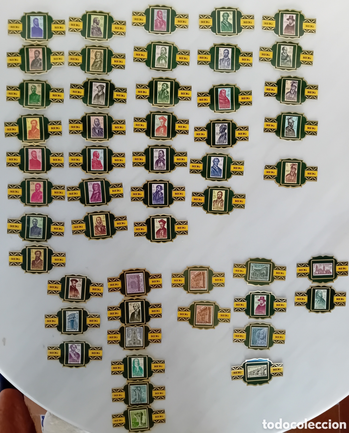 Otros Art&iacute;culos de Coleccionismo en Papel: colecci&oacute;n vitolas serie forjadores de Am&eacute;rica III 50 UNIDADES