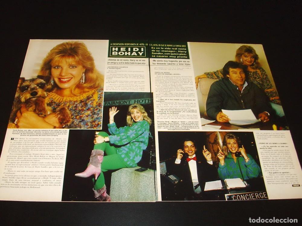 Otros Art&iacute;culos de Coleccionismo en Papel: (S048) Heidi Bohay * Clippings Revista 2 Pgs * 1987