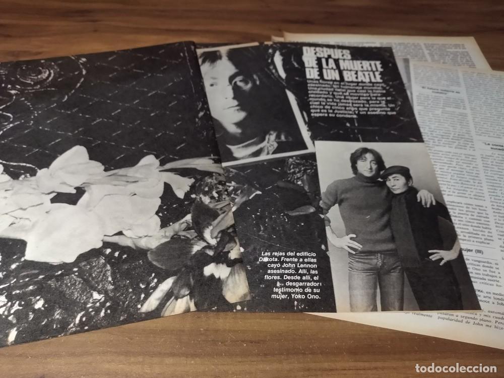 Otros Art&iacute;culos de Coleccionismo en Papel: (S152) John Lennon * Clippings Revista 5 Pgs * 1980