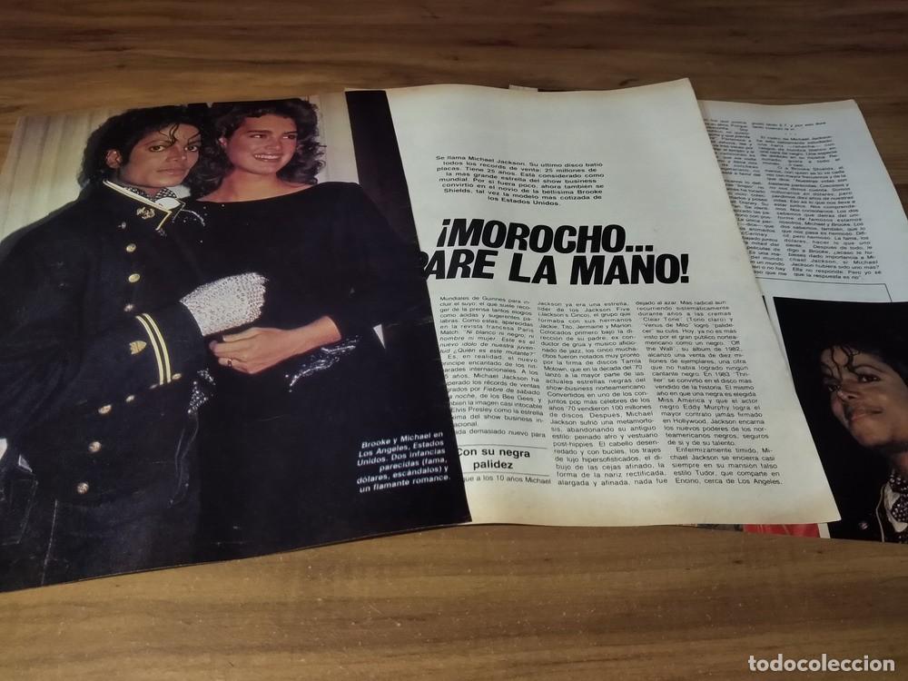 Otros Art&iacute;culos de Coleccionismo en Papel: (S175) Michael Jackson & Brooke Shields * Clippings Revista 3 Pgs * 1984