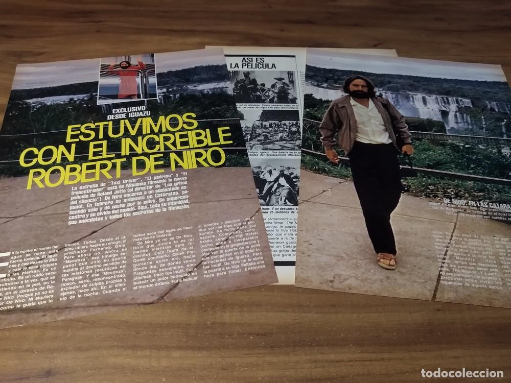 Otros Art&iacute;culos de Coleccionismo en Papel: (S193) Robert De Niro * Clippings Revista 3 Pgs * 1985