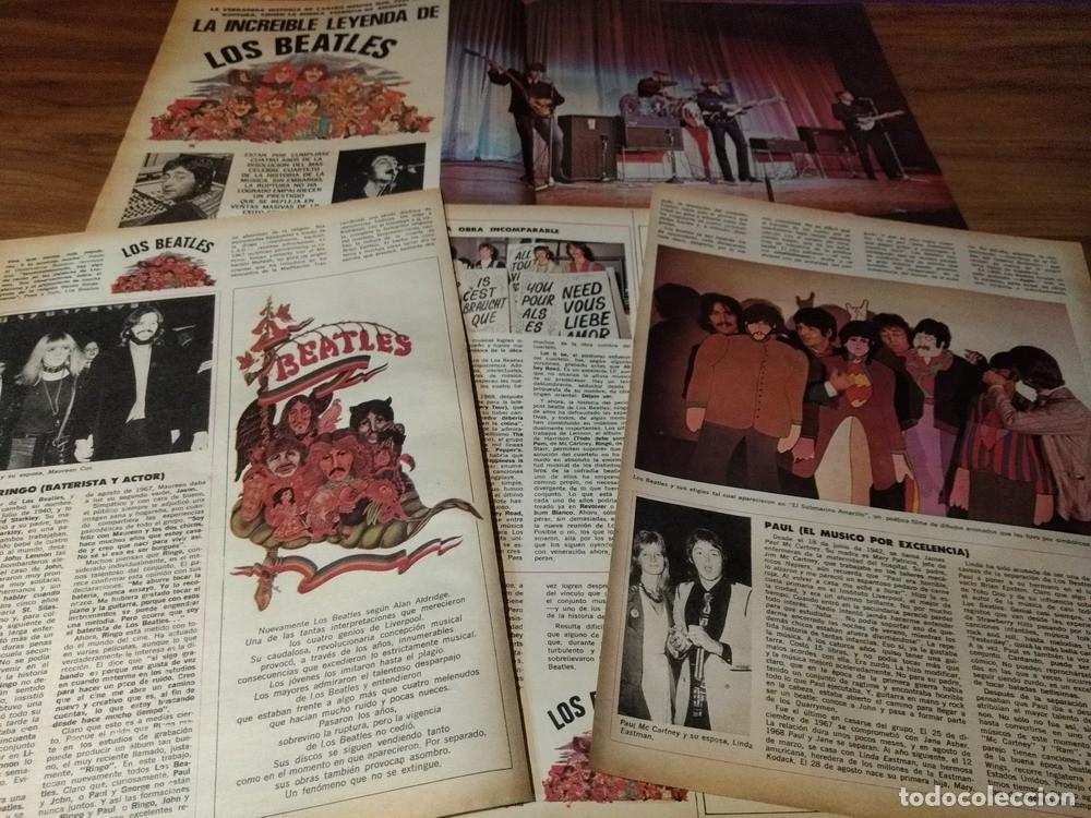Otros Art&iacute;culos de Coleccionismo en Papel: (S202) The Beatles * Clippings Revista 5 Pgs * 1974