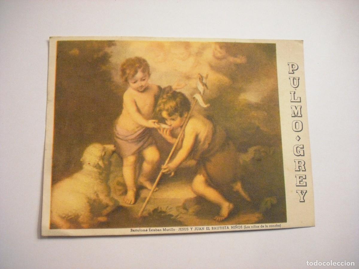 Altri oggetti di carta: TARJETA PUBLICITARIA DE PULMO GREY. JUSUS Y JUAN EL BAUTISTA NI&Ntilde;OS