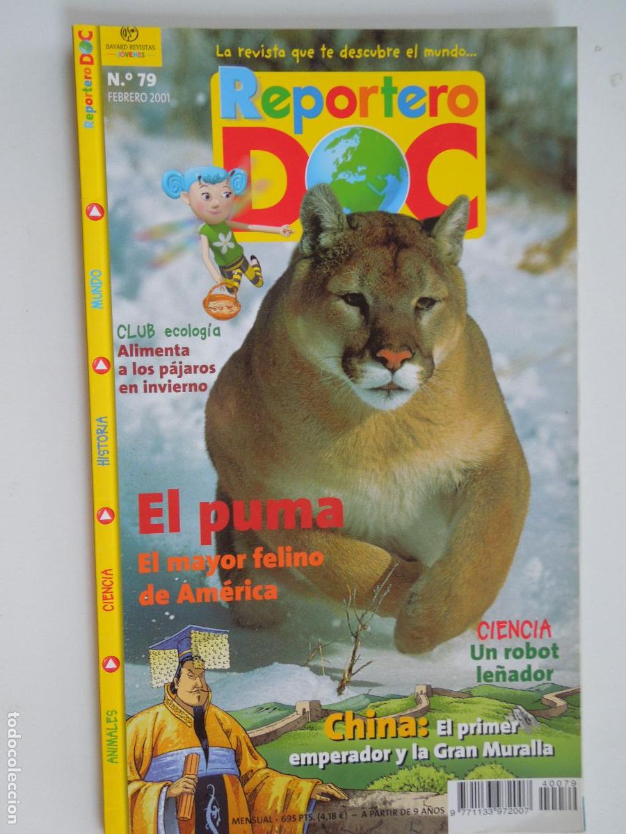 Sammelleidenschaft Andere Papierartikel: REPORTERO DOC N&ordm; 79 - 02-2001 - EL PUMA EL MAYOR FELINO DE AMERICA