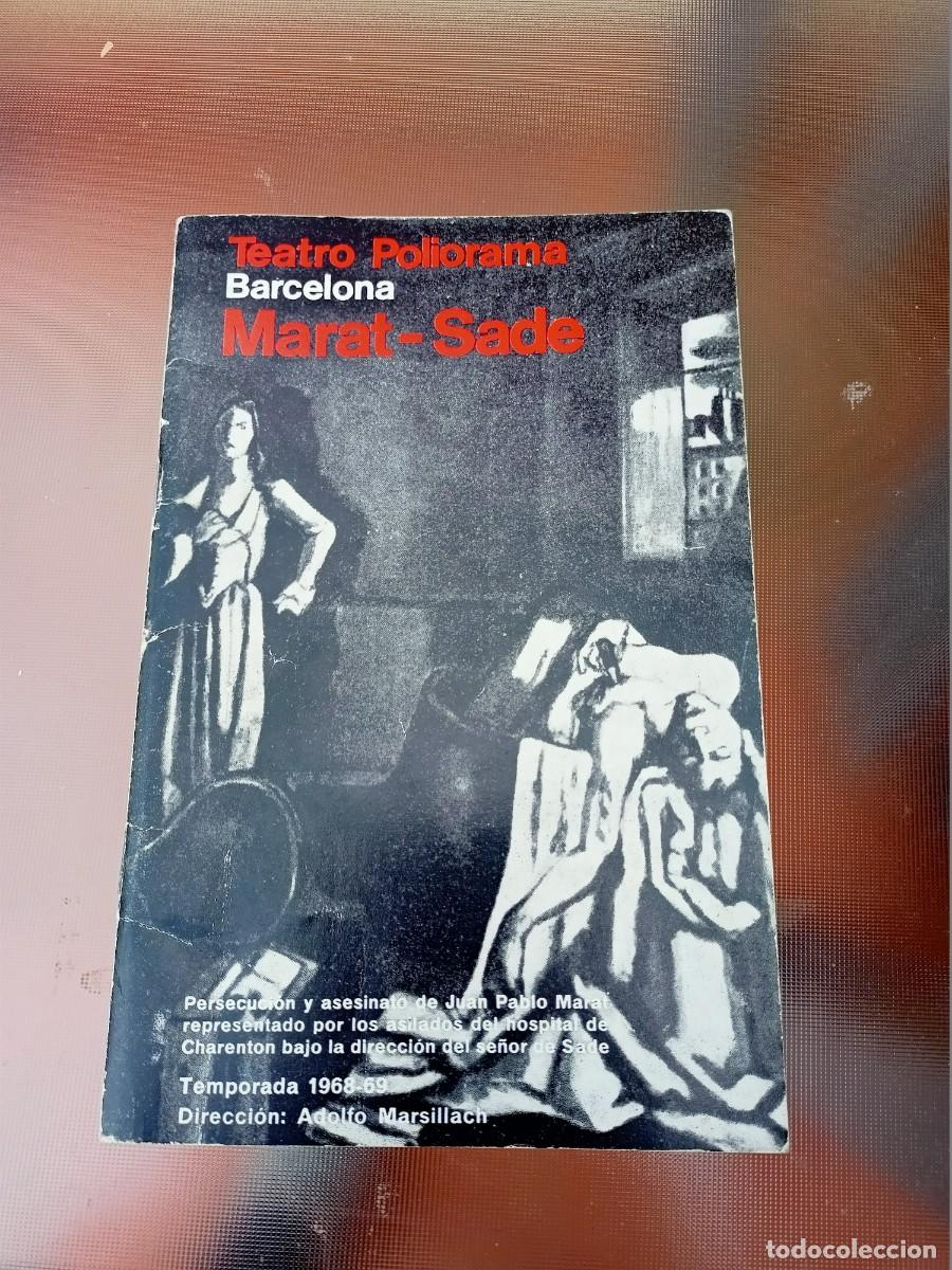 Otros art&iacute;culos de coleccionismo en papel: Programa Teatro Poliorama Barcelona-Marat Sade tempor.1968-1969 Direcci&oacute;n Adolfo Marsillach