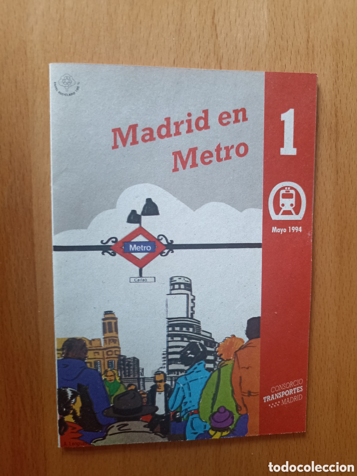 Otros Art&iacute;culos de Coleccionismo en Papel: Plano Metro de Madrid Mayo 1994 peque&ntilde;o