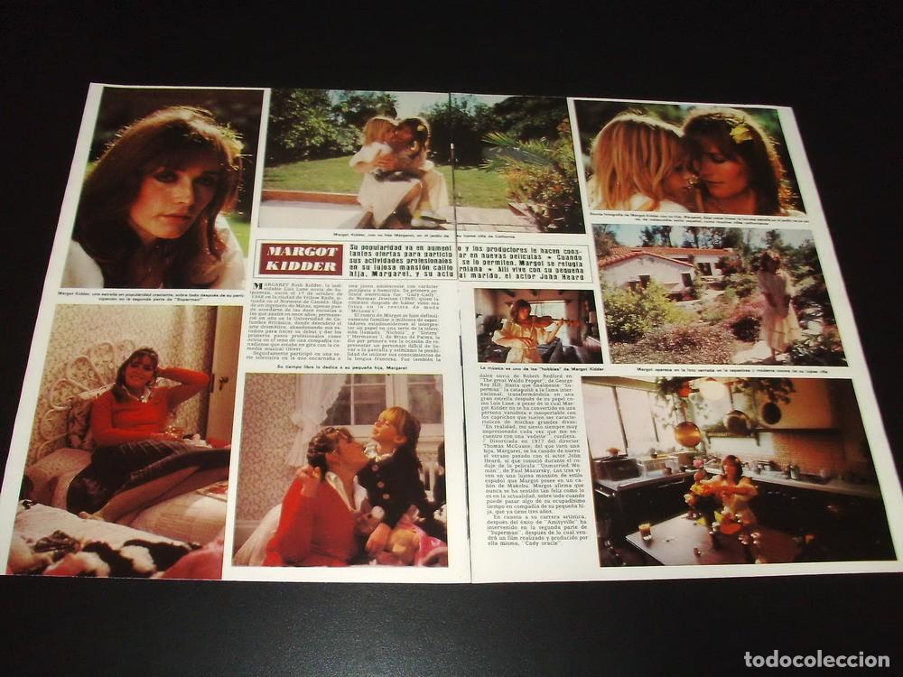 Otros art&iacute;culos de coleccionismo en papel: (T069) Superman * Margot Kidder * Clippings Revista 2 Pgs * 1981
