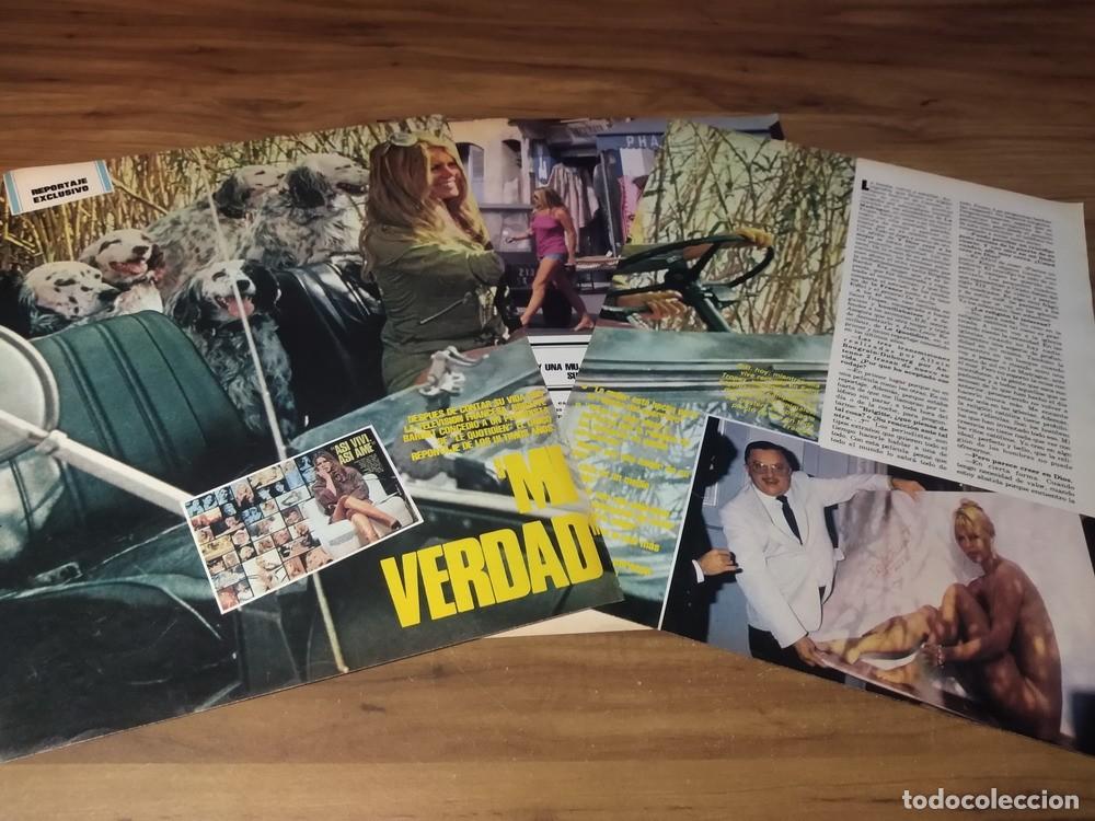 Otros Art&iacute;culos de Coleccionismo en Papel: (T124) Brigitte Bardot * Clippings Revista 3 Pgs * 1983