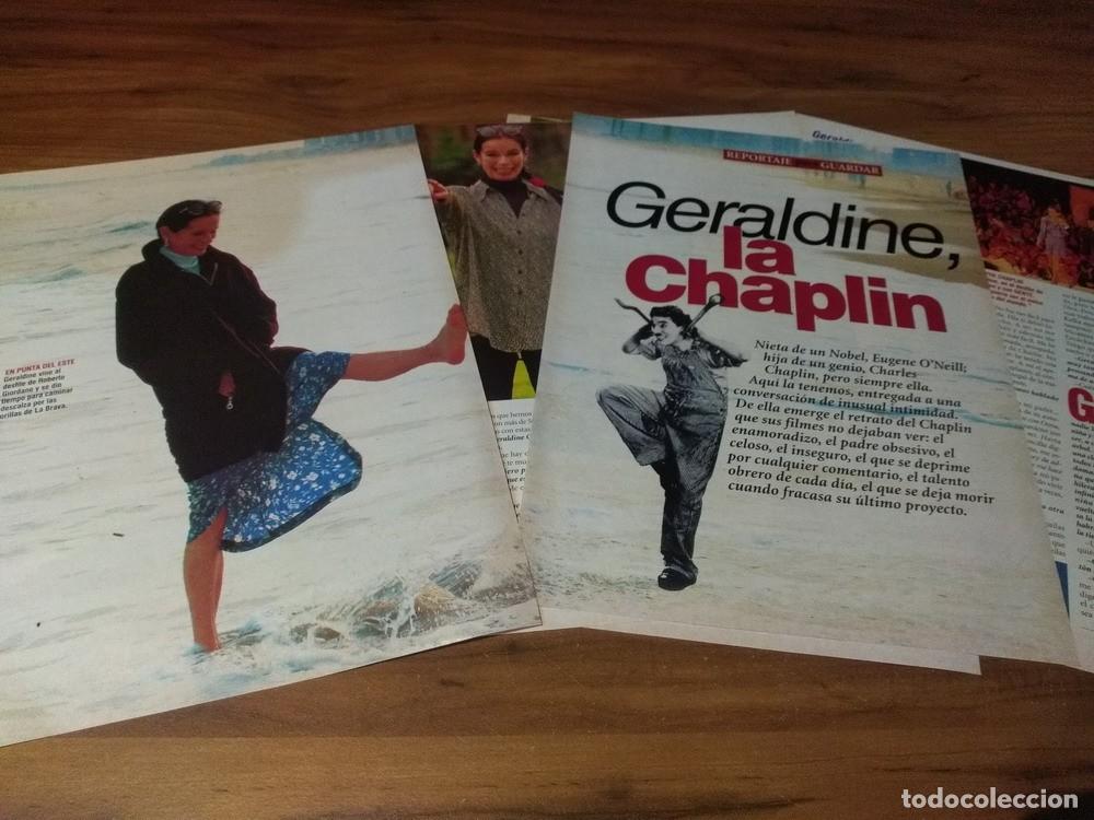 Otros Art&iacute;culos de Coleccionismo en Papel: (T175) Geraldine Chaplin * Clippings Revista 5 Pgs * 1996
