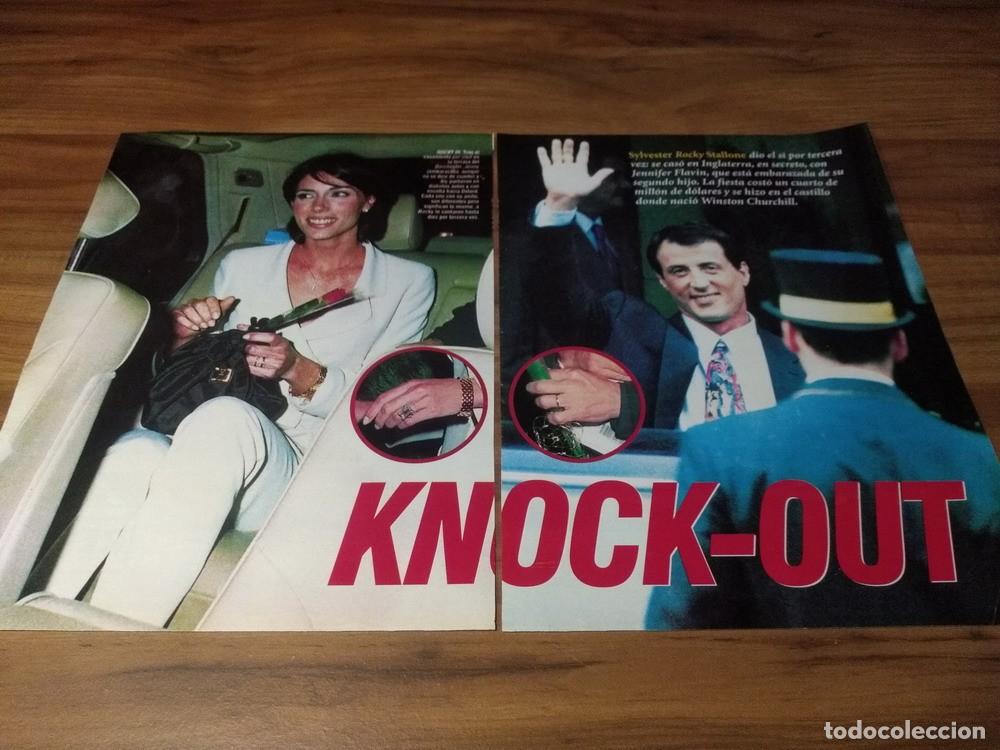 Otros Art&iacute;culos de Coleccionismo en Papel: (T295) Sylvester Stallone * Clippings Revista 2 Pgs * 1997