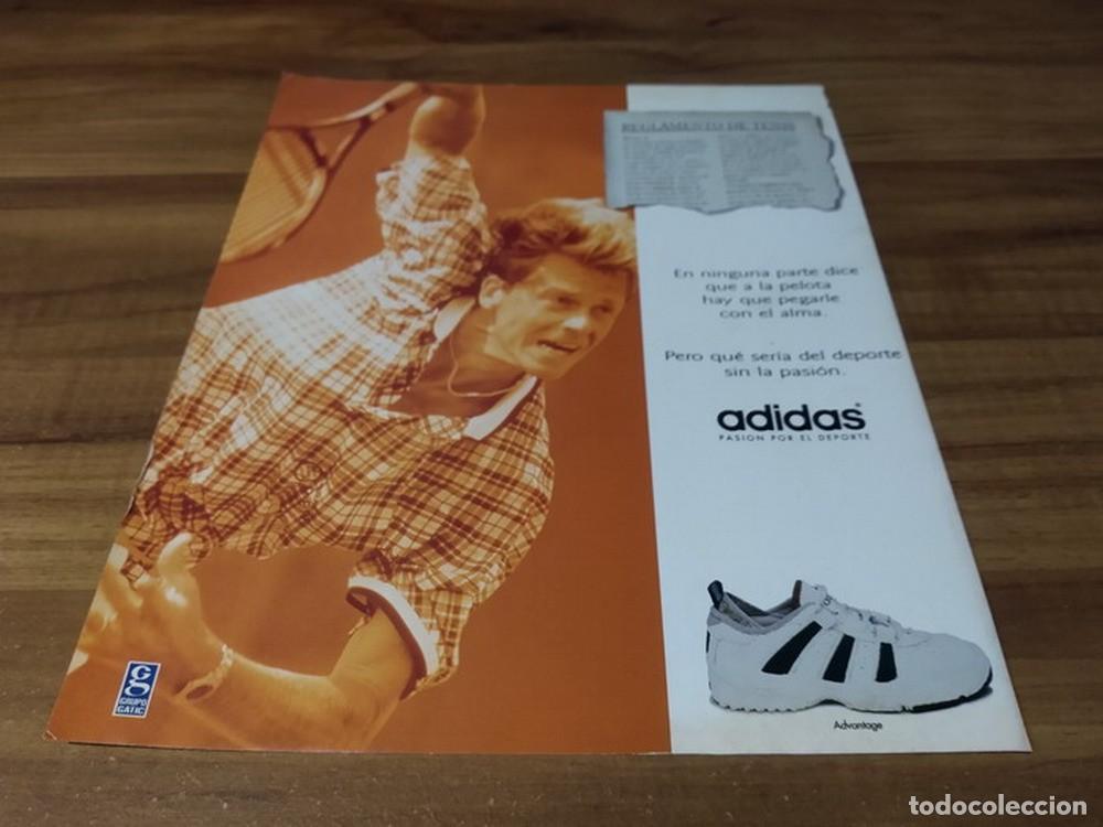 Otros art&iacute;culos de coleccionismo en papel: (PG516) Publicidad Clipping Stefan Edberg * Adidas