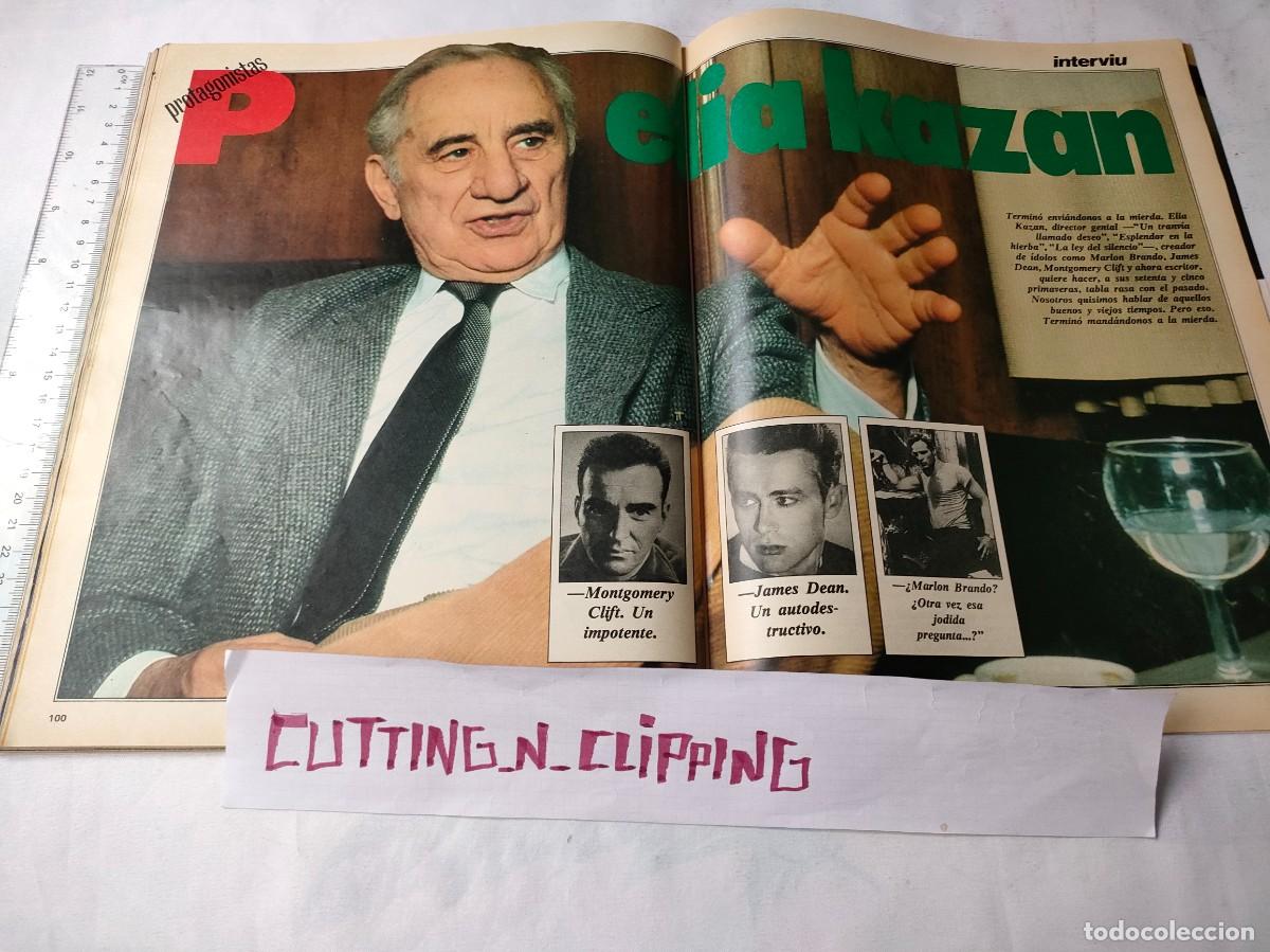 Otros Art&iacute;culos de Coleccionismo en Papel: Clipping [ELIA KAZAN, JAMES DEAN][RI84411]