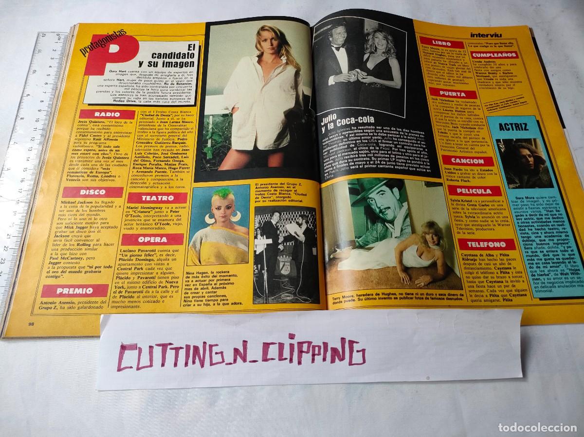 Otros Art&iacute;culos de Coleccionismo en Papel: Clipping [NINA HAGEN, JULIO IGLESIAS, TERRY MOORE][RI84411]